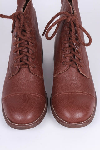 1940'er Herre Anden Verdenskrig militær snørestøvler - brun - Robbie