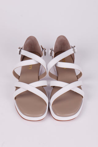 1950'er sommer sandal - Hvid - Sophia