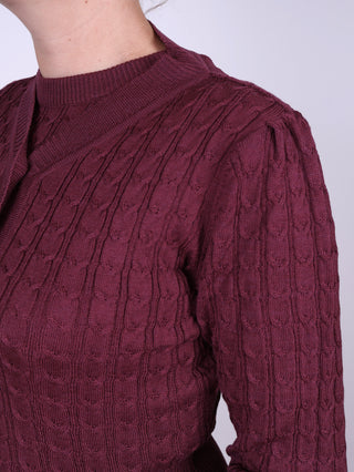 1940'er / 1950'er vintage style cardigan - Blommefarvet - Joanne