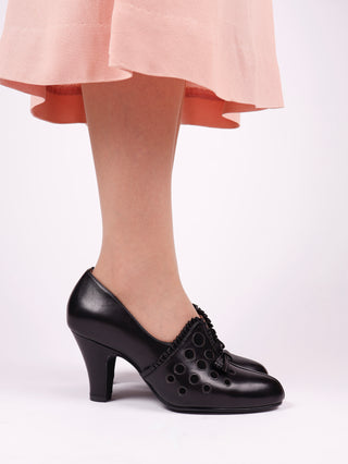 Art Deco 1930'er pumps - sort - Stella