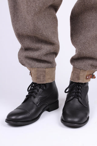 1940'er Herre Anden Verdenskrig militær snørestøvler - sort - Robbie