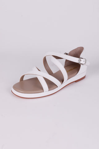 1950'er sommer sandal - Hvid - Sophia
