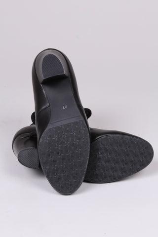 1940er ankelstøvle med fine detaljer i ruskind - Sort - Lillie