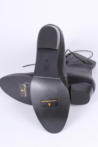 1910'er Hverdags Snørestøvler - Sort - Ruth