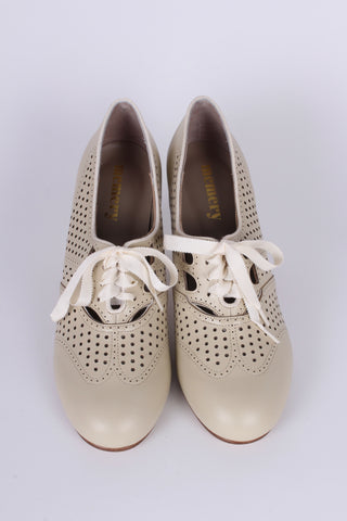 1930'er oxford pumps - Creme - Marie