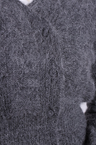 1940’er / 1950’er vintage style mohair cardigan - Grå - Kirsten
