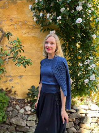 1940'er / 1950'er vintage style pullover - Blå - Sally