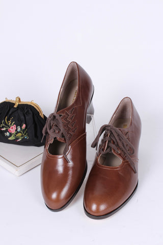 1930'er oxfords - brun - Emma