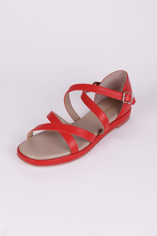 1950'er sommer sandal- Rød - Sophia
