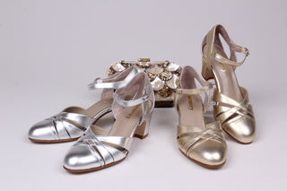 1930'er sandaler / festsko - Guld - Marlene