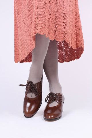 1930'er oxfords - brun - Emma