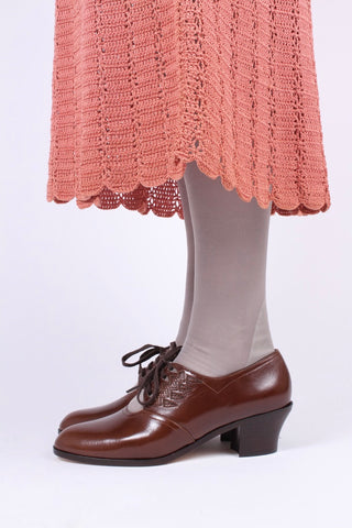 1930'er oxfords - brun - Emma