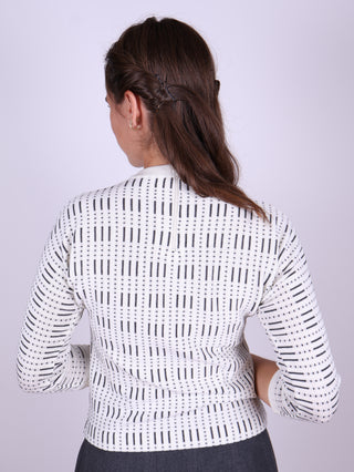 1950'er vintage style pullover med mønster - Molly