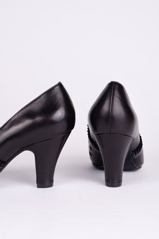 Art Deco 1930'er pumps - sort - Stella