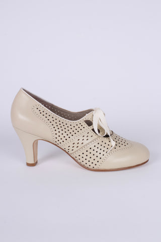 1930'er oxford pumps - Creme - Marie