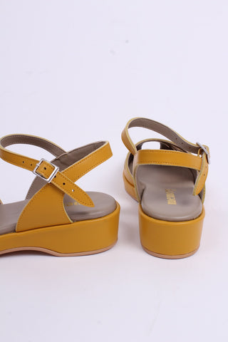 40'er / 50'er wedge sandaler - Gul - Sidse