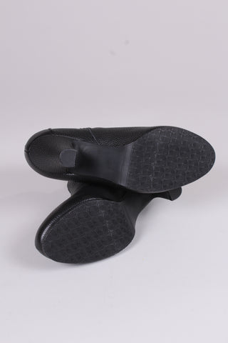 1950'er ankelstøvle med lynlås - Sort - Laura