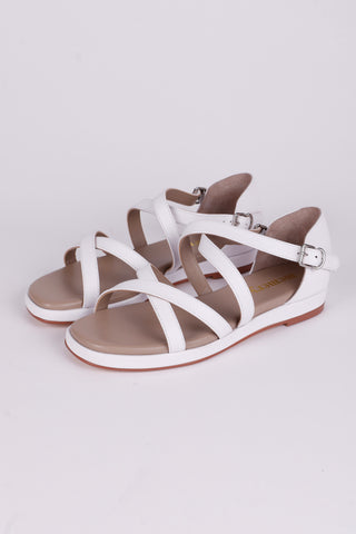 1950'er sommer sandal - Hvid - Sophia