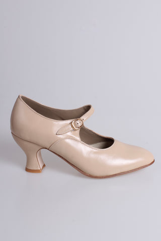 1920'er Mary Jane pumps - Creme hvid - Yvonne