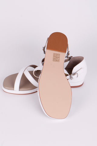 1950'er sommer sandal - Hvid - Sophia