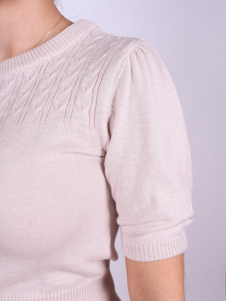 1940'er / 1950'er vintage style pullover - Creme - Sally