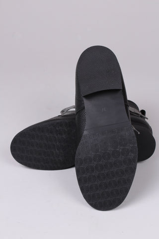 1930'er / 1940'er mokkasin ankelstøvler - Sort - Rita