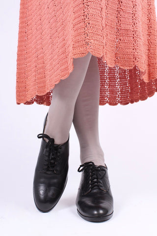 Klassiske 1930'er Oxfords - Sort - Juliette