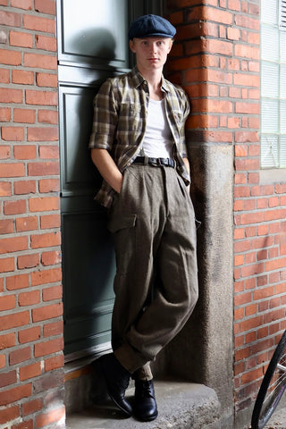 1940'er Herre Anden Verdenskrig militær snørestøvler - sort - Robbie