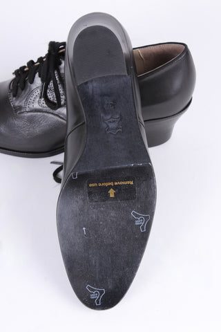 Klassiske 1930'er Oxfords - Sort - Juliette