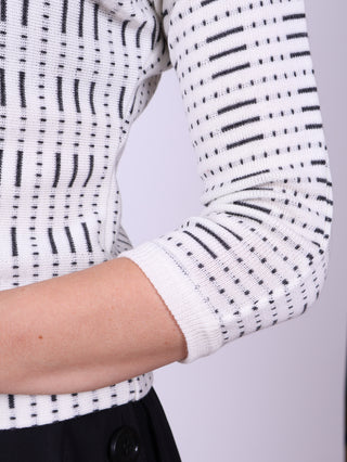 1950'er vintage style pullover med mønster - Molly