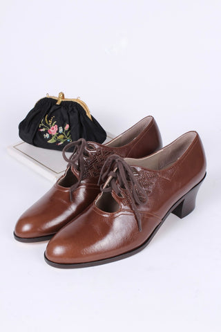 1930'er oxfords - brun - Emma