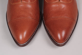 Edwardian 1910 /1920 style herrestøvle  - Cognac brun - William