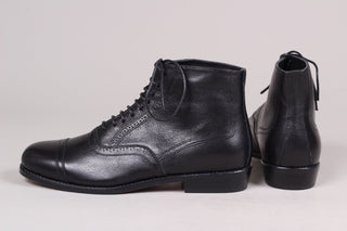 1920 / 1930  style herre ankelstøvle - Sort - Tom