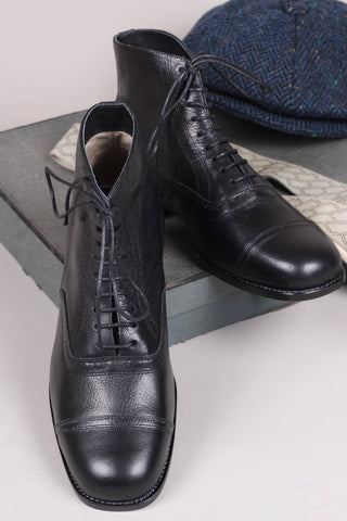 1920 / 1930  style herre ankelstøvle - Sort - Tom