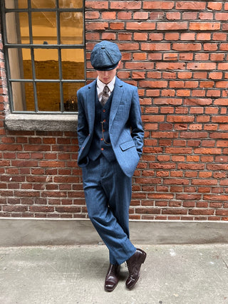 1920 / 1930  style herre ankelstøvle - Sort - Tom