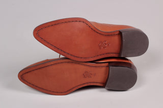Edwardian 1910 /1920 style herrestøvle  - Cognac brun - William