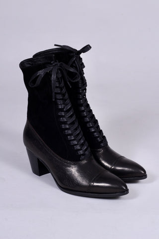 1900'er Edwardianske Støvler - Sort - Victoria