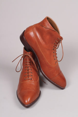 Edwardian 1910 /1920 style herrestøvle  - Cognac brun - William