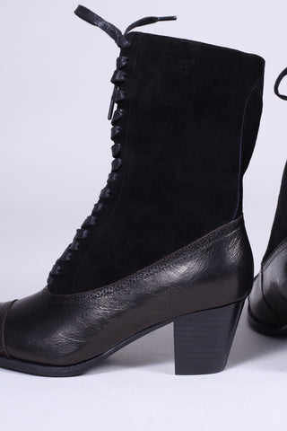 1900'er Edwardianske Støvler - Sort - Victoria