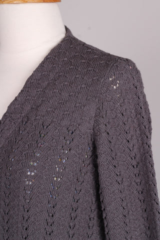 1930'er vintage style sommerfrakke  - Antracitgrå - Isabel