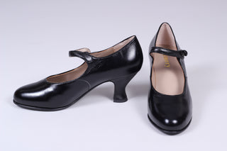 1920'er Mary Jane pumps - Sort - Asta